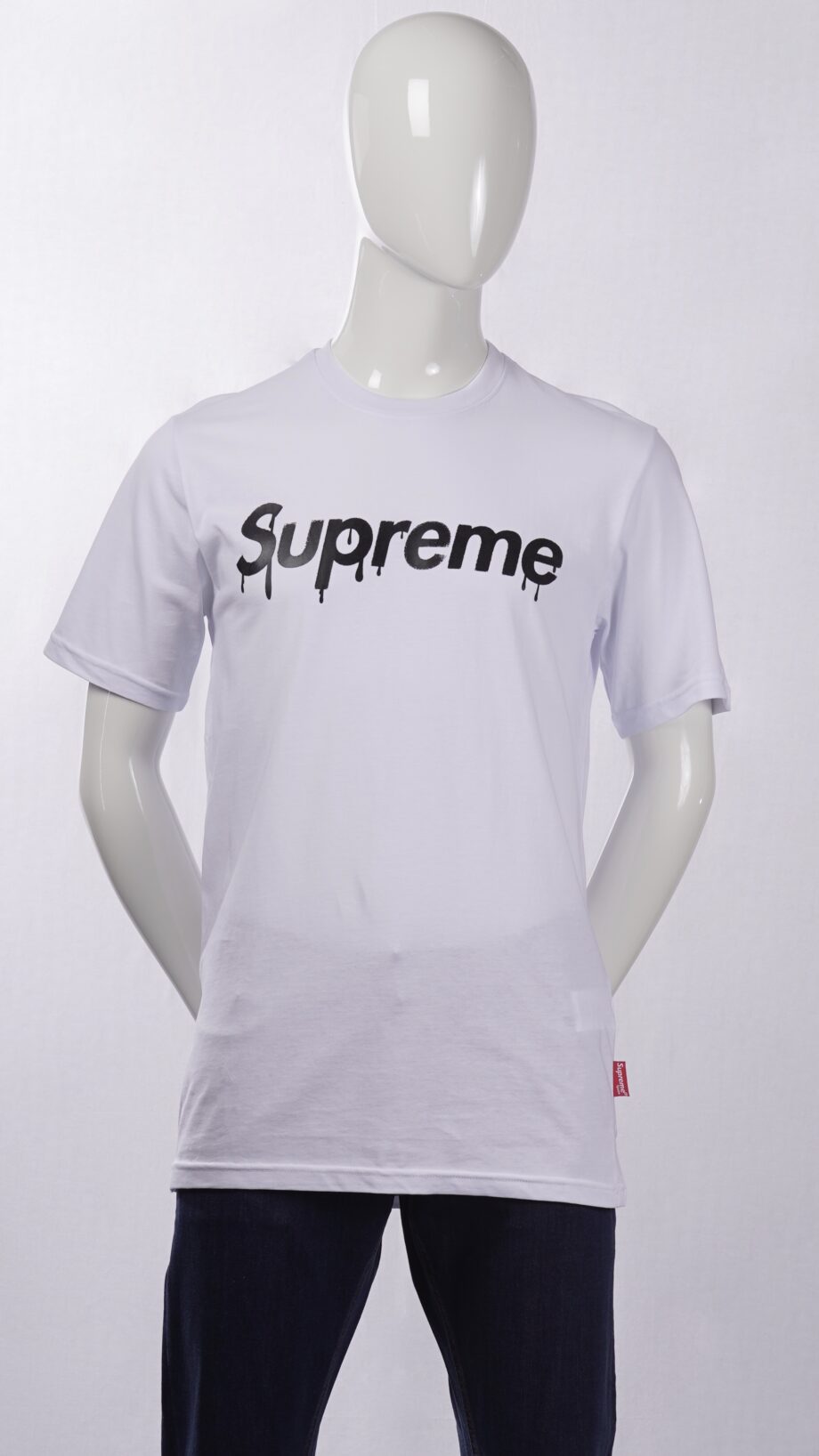 SUPREME SPAIN T-SHIRT DRIP LOGO BLACK_1