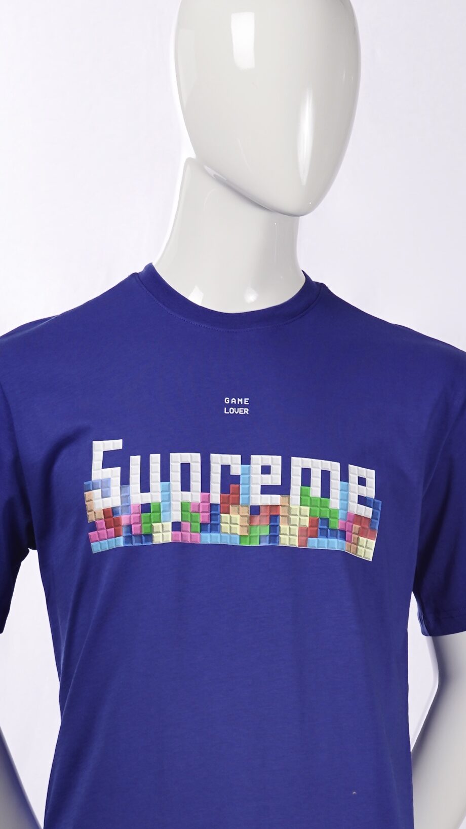 SUPREME_SPAIN_Brick_Game_T-SHIRT_BLUE_2