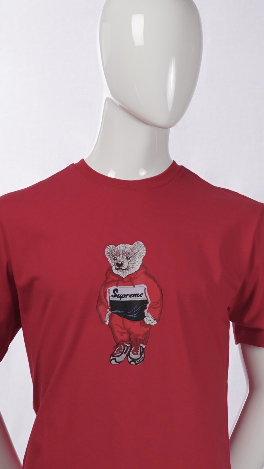 SUPREME_SPAIN_Teddy_Bear_Printed_Shirt_Red_2